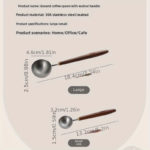 Bincoo Walnut Coffee Scoop: Elegant, Precise Measuring - Image 8