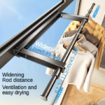 Foldable No-Trace Wall Rack: Expand Drying Space - Image 4