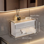Sleek Acrylic Tissue Box for Stylish Home Decor - Image 2