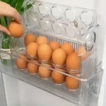 Refrigerator Egg Organizer – 3-Tier Clear Storage Solution - Image 15