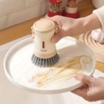 Heavy Duty Kitchen Brush with Soap Dispenser - Image 12