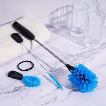 Stainless Steel Bottle Brush Set for Effortless Cleaning