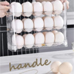 Refrigerator Egg Organizer – 3-Tier Clear Storage Solution - Image 13