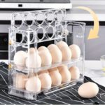 Refrigerator Egg Organizer – 3-Tier Clear Storage Solution - Image 5