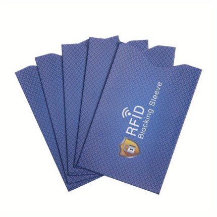 5pcs Blocking Card Sleeves - Secure Your Data Effortlessly