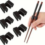Silicone Chopsticks Holder, Durable PE, Easy Grip Set - Image 4