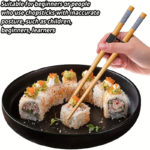Silicone Chopsticks Holder, Durable PE, Easy Grip Set - Image 3