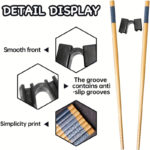 Silicone Chopsticks Holder, Durable PE, Easy Grip Set - Image 6