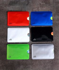 Alternative view of Black RFID Shielding Card Sleeves, 10-Pack Secure Holders