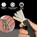 Compact Aluminum Keychain Holder: Sleek & Durable Design - Image 4