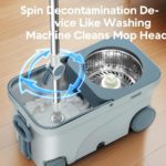 Microfiber Flat Mop Bucket Set - Image 5