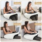 Cozy Arm Rest Lap Desk Pillow with Side Pocket - صورة 6