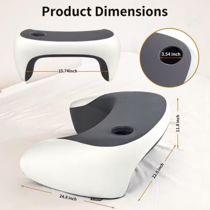 Cozy Arm Rest Lap Desk Pillow with Side Pocket