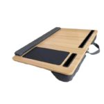 Portable Oak Laptop Desk for Dorms and Small Spaces - Image 3