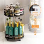 Space-Saving 3-Tier Rotating Spice Rack Organizer - Image 3