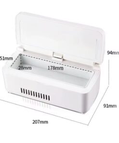 Alternative view of CE Portable Outdoor Insulin Cooler Refrigerator