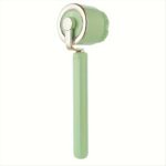 Electric Body Bath Brush with Extended Handle, Green