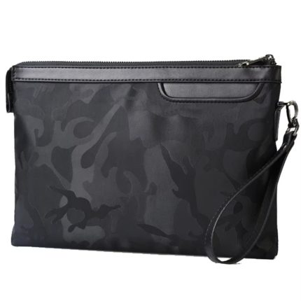 Chic Cotton-Lined Polyester Fashion Clutch Bag