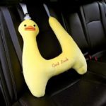 Dino-Cat Plush Car Pillow: Cozy Head Support Cushion - صورة 9