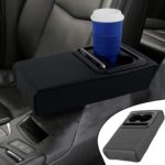 Luxury Car Armrest Pillow with Dual Cup Holders - Image 4