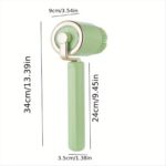 Electric Body Bath Brush with Extended Handle, Green - Image 3