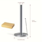 Stainless Steel Non-Slip Paper Holder with Weighted Base - Image 4