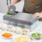 Stainless Steel 3-in-1 Vegetable Cutter Combo - Image 3