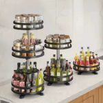 Space-Saving 3-Tier Rotating Spice Rack Organizer - Image 5