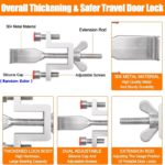Compact Stainless Steel Travel Door Lock - Ultimate Security - Image 7