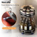 Space-Saving 3-Tier Rotating Spice Rack Organizer - Image 7