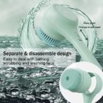 Electric Dual Handle Bath Brush with 5 Heads & USB Charging - Image 6