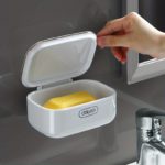 Space-Saving Leakproof Soap Dish with Secure Lid - صورة 3