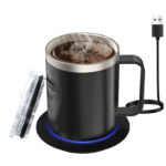 Smart Electric Coffee Mug Warmer Set for Desk Use - Image 3