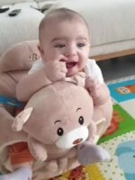 Green Plush Infant Support Chair - Safe, Cozy Learning Seat - Image 11