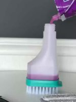 4-in-1 Glass Cleaner Brush with Built-In Spray Bottle - Image 10
