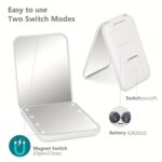 Travel-Friendly LED Makeup Mirror with 1 X/3 X Magnification - Image 4