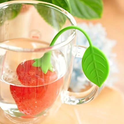 Charming Strawberry Tea Infuser with Easy Grip Handle