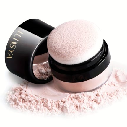 ILISYA Loose Powder With Mushroom Head Makeup Foundation Long-lasting Oil Control Whitening Concealer Waterproof Sweatproof