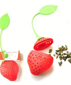 Alternative view of Charming Strawberry Tea Infuser with Easy Grip Handle