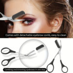 Ultimate 3-Piece Eyebrow Kit: Razor, Tweezers & Scissors - Image 3