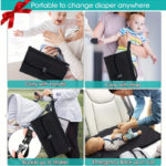 Compact Baby Changing Mat: Waterproof Travel Essential - صورة 9