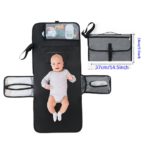 Compact Baby Changing Mat: Waterproof Travel Essential - صورة 4