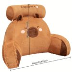 Anime Capybara Plush Pillow – Cozy Travel Companion - صورة 5