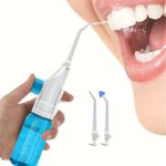 Manual High-Pressure Water Flosser: Portable Oral Care