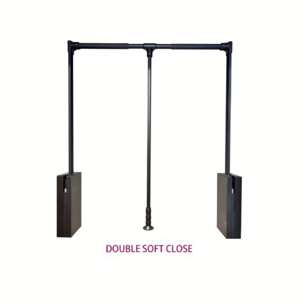 Space-Saving Pull Down Wardrobe Hanger Adjustable