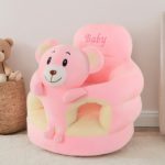 Green Plush Infant Support Chair - Safe, Cozy Learning Seat - Image 8