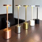 Sleek Touch LED Desk Lamp: 3-Color Wireless Light