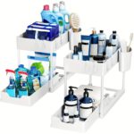 Maximize Space with 2-Tier Pull-Out Storage Organizer - Image 3