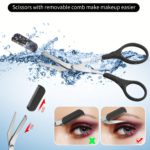 Ultimate 3-Piece Eyebrow Kit: Razor, Tweezers & Scissors - Image 5