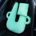 Car U-Shaped Neck Support Pillow - Plush Sleeping Cushion for Back Seat, Ergonomic Design for Comfortable Rest, Washable Cover, Ideal for Travel & Home Use, Travel Pillow|Cozy Car Accessory|Washable Cover - Image 7